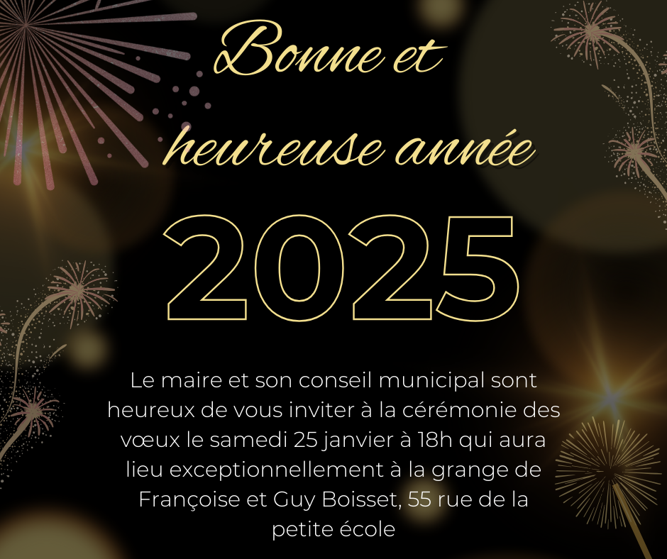 Bonne annee 2025 a laburgade